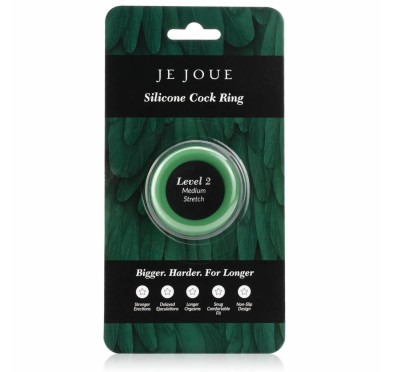 Pierścień erekcyjny - Je Joue Silicone C-Ring Medium Stretch Green